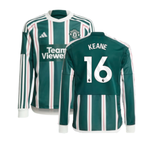 2023-2024 Man Utd Away Long Sleeve Shirt (Kids) (Keane 16) 2023-2024 Man Utd Away Long Sleeve Shirt (Kids) (Keane 16)