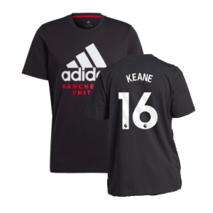 2023-2024 Man Utd DNA Graphic Tee (Black) (Keane 16) 2023-2024 Man Utd DNA Graphic Tee (Black) (Keane 16)