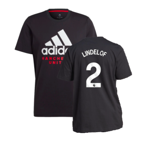 2023-2024 Man Utd DNA Graphic Tee (Black) (Lindelof 2)