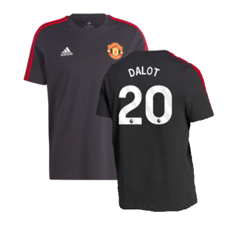 2023-2024 Man Utd DNA Tee (Black) (Dalot 20)