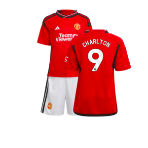 2023-2024 Man Utd Home Mini Kit (Charlton 9)