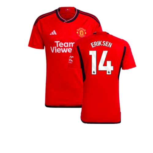 2023-2024 Man Utd Home Shirt (Eriksen 14)