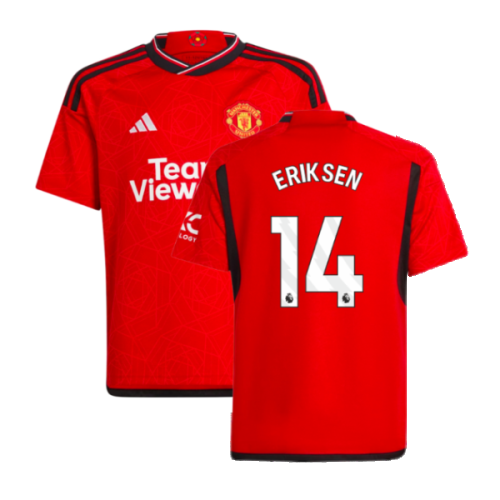 2023-2024 Man Utd Home Shirt (Kids) (Eriksen 14)