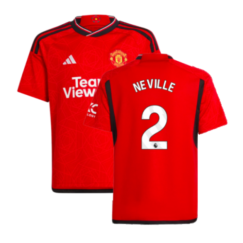 2023-2024 Man Utd Home Shirt (Kids) (Neville 2)