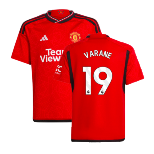 2023-2024 Man Utd Home Shirt (Kids) (Varane 19)