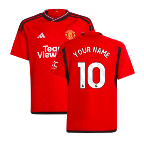 2023-2024 Man Utd Home Shirt (Kids) (Your Name)