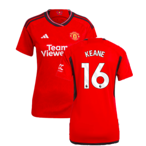 2023-2024 Man Utd Home Shirt (Ladies) (Keane 16) 2023-2024 Man Utd Home Shirt (Ladies) (Keane 16)