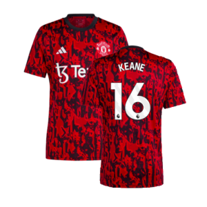 2023-2024 Man Utd Pre-Match Shirt (Red) (Keane 16) 2023-2024 Man Utd Pre-Match Shirt (Red) (Keane 16)