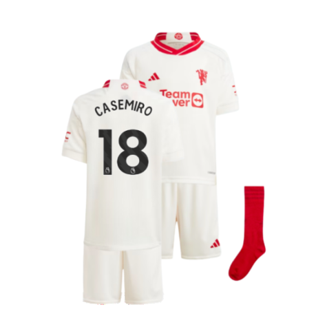 2023-2024 Man Utd Third Mini Kit (Casemiro 18)