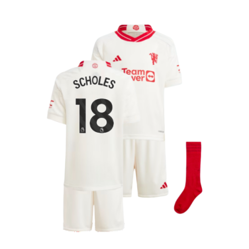 2023-2024 Man Utd Third Mini Kit (Scholes 18)