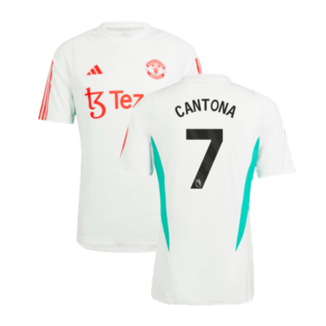 2023-2024 Man Utd Training Jersey (White) (Cantona 7)