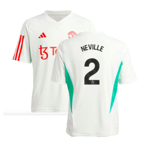 2023-2024 Man Utd Training Jersey (White) - Kids (Neville 2)