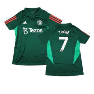 2023-2024 Man Utd Training Shirt (Green) - Ladies (Toone 7) 2023-2024 Man Utd Training Shirt (Green) - Ladies (Toone 7)