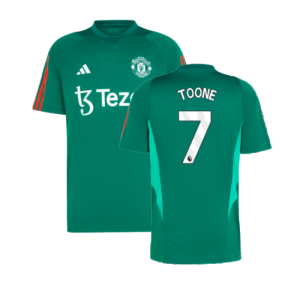 2023-2024 Man Utd Training Shirt (Green) (Toone 7) 2023-2024 Man Utd Training Shirt (Green) (Toone 7)