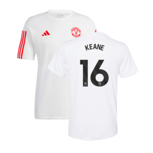 2023-2024 Man Utd Training Tee (White) (Keane 16) 2023-2024 Man Utd Training Tee (White) (Keane 16)