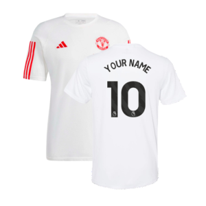 2023-2024 Man Utd Training Tee (White)