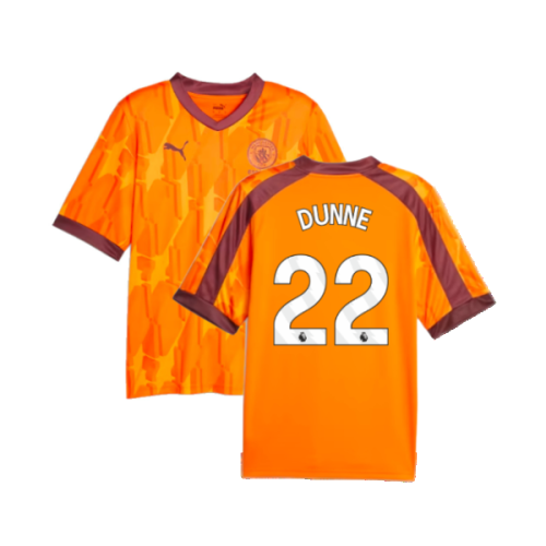 2023-2024 Manchester City eSports Jersey (Orange) (DUNNE 22)