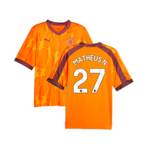 2023-2024 Manchester City eSports Jersey (Orange) (Matheus N 27)