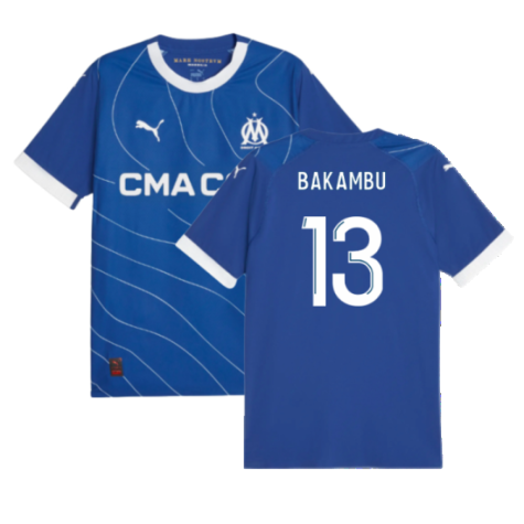 2023-2024 Marseille Away Shirt (Bakambu 13)