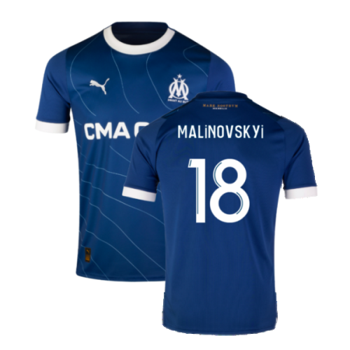 2023-2024 Marseille Away Shirt (Kids) (Malinovskyi 18)