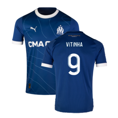 2023-2024 Marseille Away Shirt (Kids) (Vitinha 9)