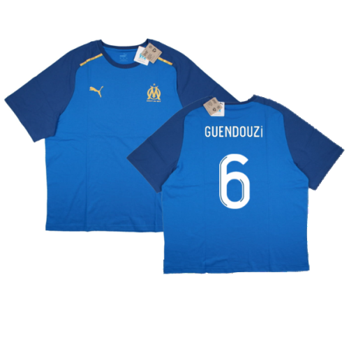 2023-2024 Marseille Casuals Tee (Blue) (Guendouzi 6)