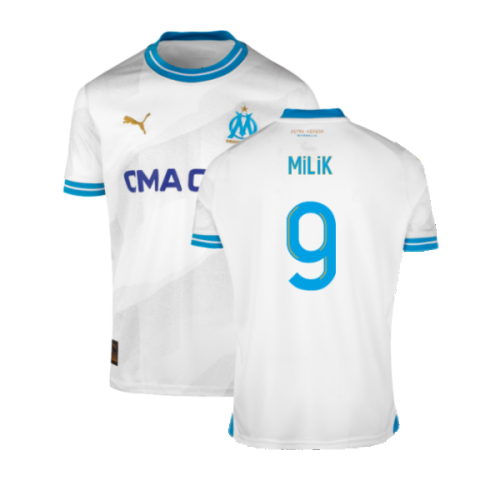 2023-2024 Marseille Home Shirt (Kids) (Milik 9)