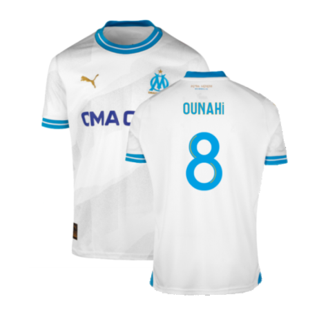 2023-2024 Marseille Home Shirt (Kids) (Ounahi 8)