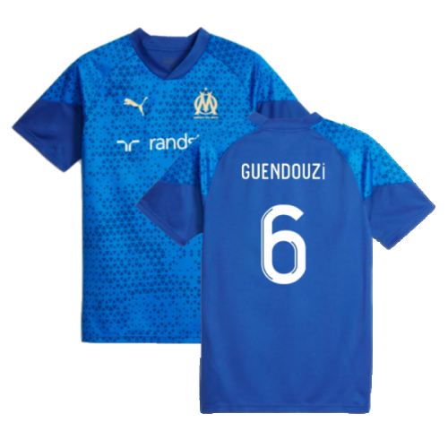 2023-2024 Marseille Training Jersey (Blue) (Guendouzi 6)