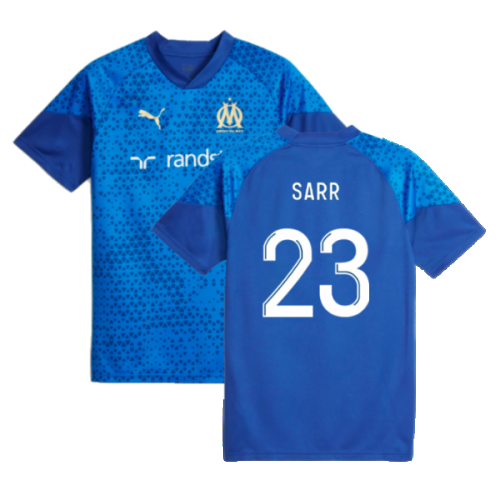 2023-2024 Marseille Training Jersey (Blue) (Sarr 23)