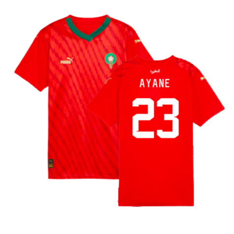 2023-2024 Morocco WWC Home Shirt (Ladies) (Ayane 23)