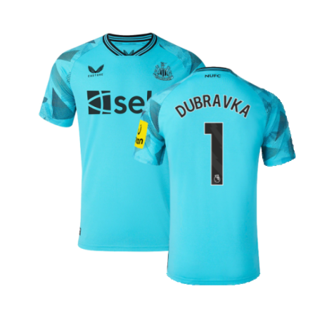 2023-2024 Newcastle Away Goalkeeper Shirt (Blue) - Kids (DUBRAVKA 1)