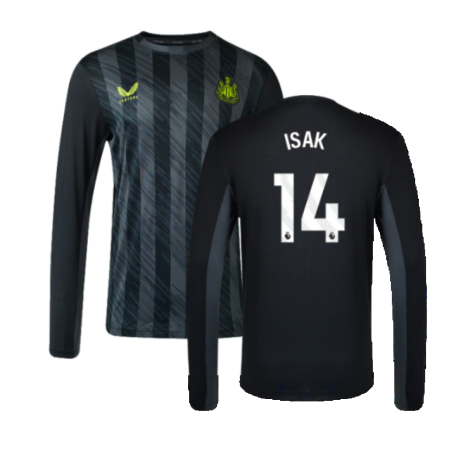 2023-2024 Newcastle Coaches Training Long Sleeve Tee (Black) (Isak 14)