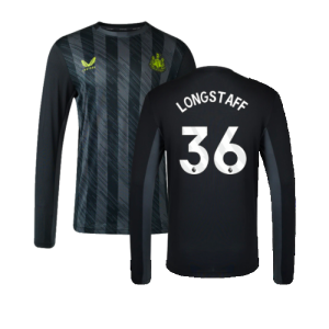 2023-2024 Newcastle Coaches Training Long Sleeve Tee (Black) (Longstaff 36)