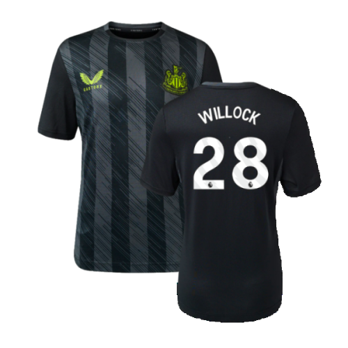 2023-2024 Newcastle Coaches Training Tee (Black) - Kids (Willock 28)