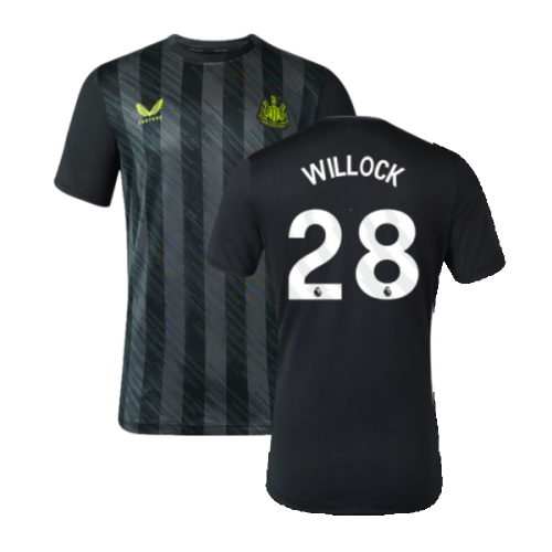 2023-2024 Newcastle Coaches Training Tee (Black) (Willock 28)