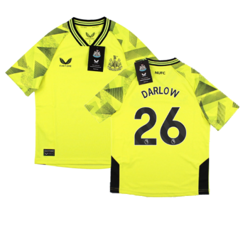 2023-2024 Newcastle Home Goalkeeper Shirt (Yellow) - Kids (DARLOW 26)