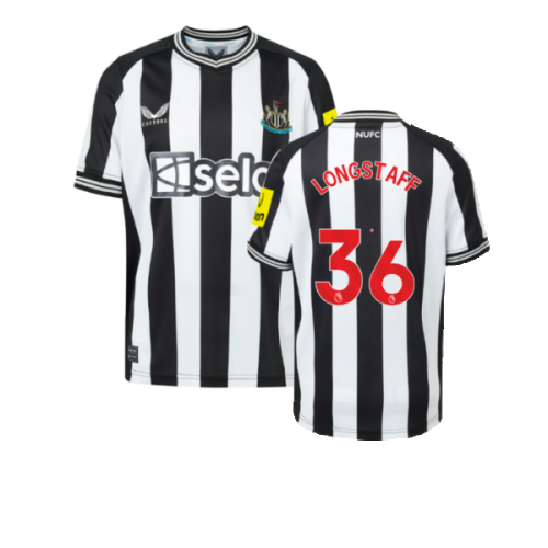 2023-2024 Newcastle Home Shirt (Kids) (Longstaff 36)