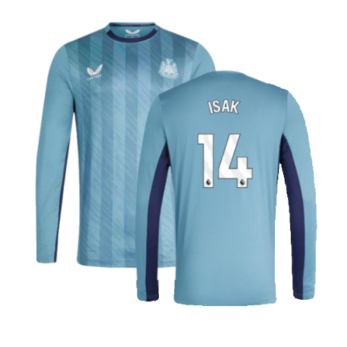 2023-2024 Newcastle Players Training Long Sleeve Tee (Bluestone) (Isak 14)