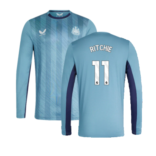 2023-2024 Newcastle Players Training Long Sleeve Tee (Bluestone) (Ritchie 11)