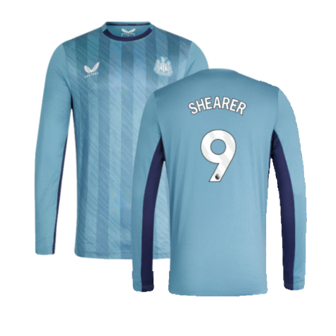 2023-2024 Newcastle Players Training Long Sleeve Tee (Bluestone) (Shearer 9)