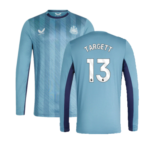 2023-2024 Newcastle Players Training Long Sleeve Tee (Bluestone) (Targett 13)