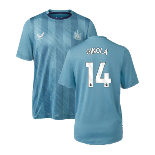 2023-2024 Newcastle Players Training Tee (Bluestone) - Kids (Ginola 14)