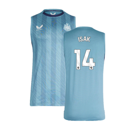 2023-2024 Newcastle Players Training Vest (Bluestone) (Isak 14)