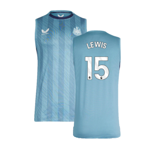 2023-2024 Newcastle Players Training Vest (Bluestone) (Lewis 15)