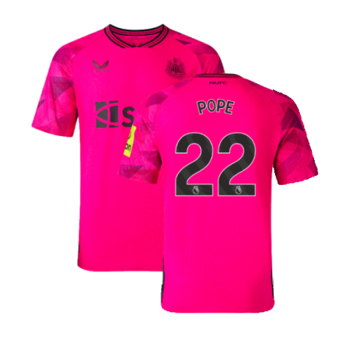 2023-2024 Newcastle Third Goalkeeper Shirt (Pink) (POPE 22)