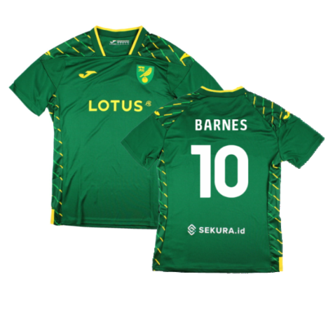 2023-2024 Norwich City Away Shirt (Barnes 10)