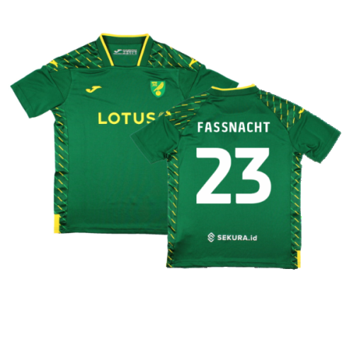 2023-2024 Norwich City Away Shirt (Kids) (Fassnacht 23)