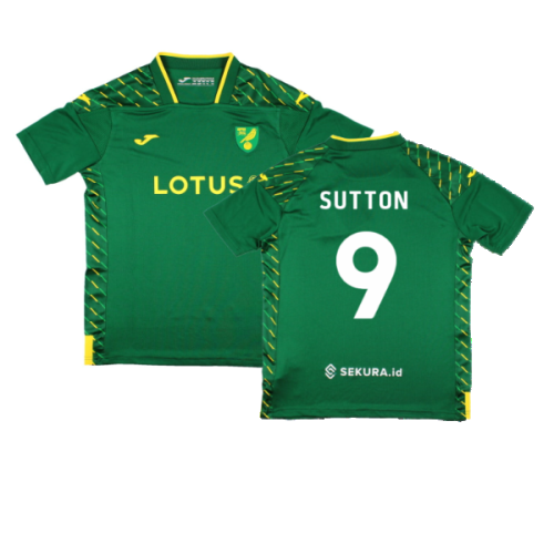 2023-2024 Norwich City Away Shirt (Kids) (Sutton 9)