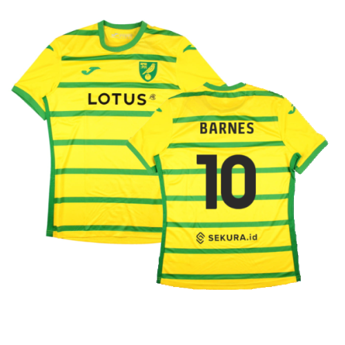 2023-2024 Norwich City Home Shirt (Barnes 10)